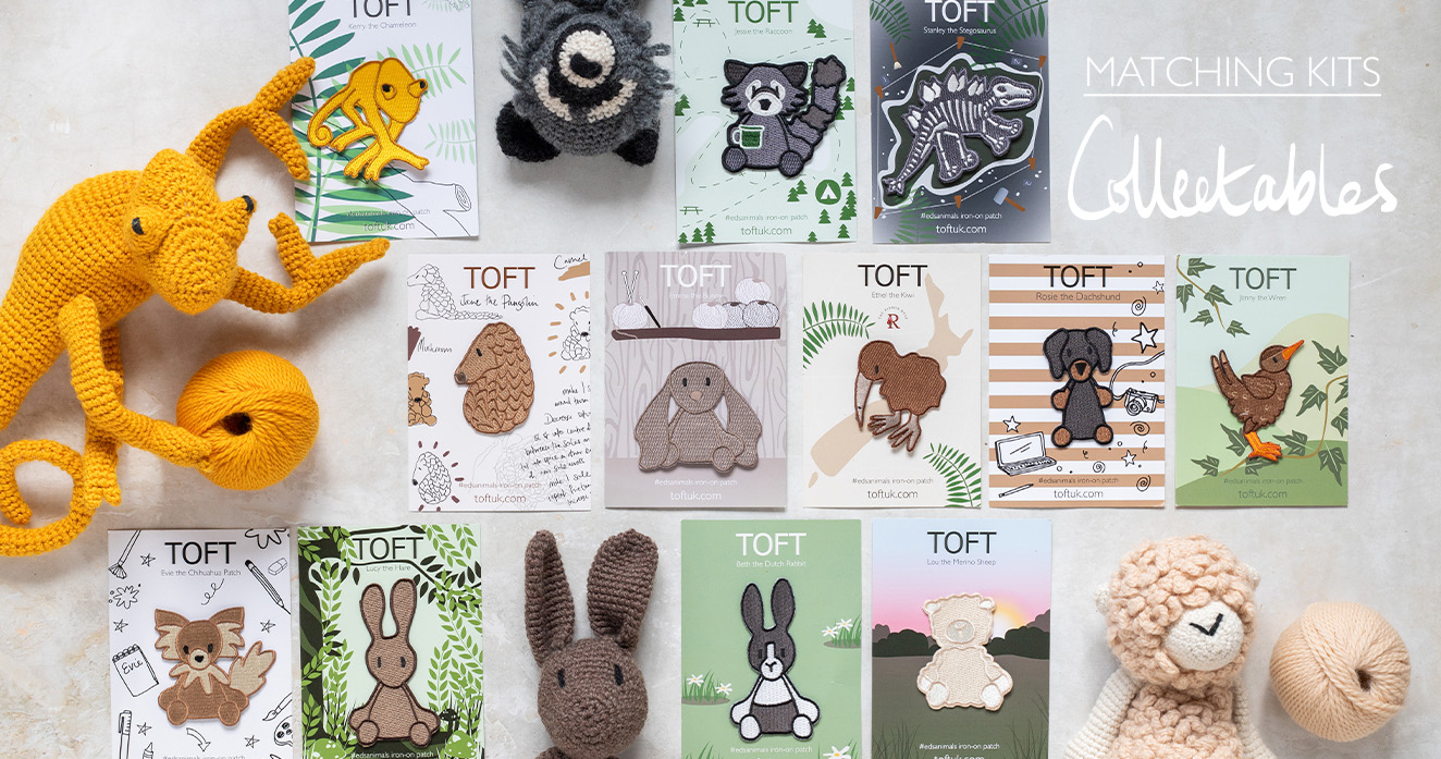 Collectables patch matching kits toft stash bag